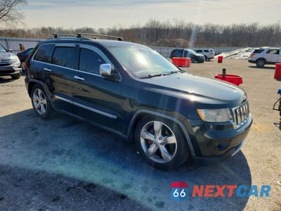 Czwarte zdjęcie samochodu z boku: 2011 JEEP GRAND CHEROKEE OVERLAND VIN:1J4RR6GT6BC590460 - miniatura
