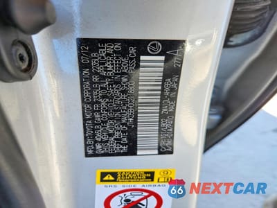 Zdjęcie 12 z 12 samochodu: 2012 LEXUS CT 200 VIN:JTHKD5BH0C2118800 - miniatura