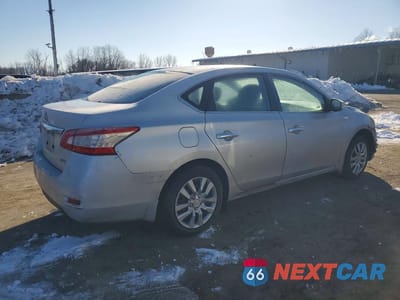 Trzecie zdjęcie samochodu z tyłu: 2013 NISSAN SENTRA S VIN:3N1AB7AP4DL786173 - miniatura