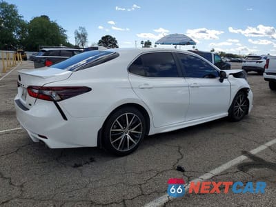Trzecie zdjęcie samochodu z tyłu: 2023 TOYOTA CAMRY SE NIGHT SHADE VIN:4T1G11AK8PU150258 - miniatura