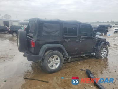 Trzecie zdjęcie samochodu z tyłu: 2016 JEEP WRANGLER UNLIMITED SPORT VIN:1C4BJWDG0GL120468 - miniatura