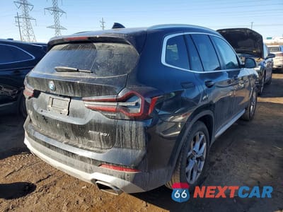 Trzecie zdjęcie samochodu z tyłu: 2024 BMW X3 XDRIVE30I VIN:5UX53DP07R9V73897 - miniatura