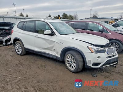 Czwarte zdjęcie samochodu z boku: 2017 BMW X3 XDRIVE28I VIN:5UXWX9C33H0W76260 - miniatura
