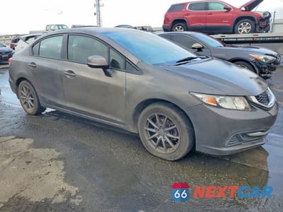 Czwarte zdjęcie samochodu z boku: 2013 HONDA CIVIC LX VIN:2HGFB2F52DH596881 - miniatura