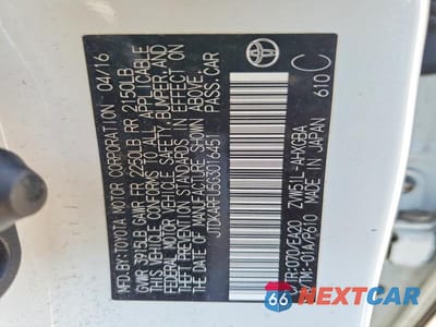 Zdjęcie 12 z 12 samochodu: 2016 TOYOTA PRIUS VIN:JTDKARFU5G3016451 - miniatura