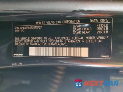 Zdjęcie 12 z 13 samochodu: 2014 VOLVO S60 T5 VIN:YV1612FS4E2275727 - miniatura