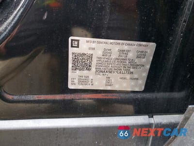 Zdjęcie 13 z 13 samochodu: 2020 CHEVROLET EQUINOX LS VIN:2GNAXSEV7L6117335 - miniatura