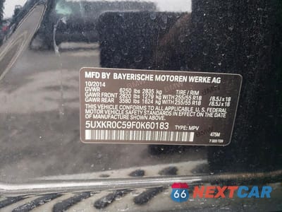 Zdjęcie 13 z 13 samochodu: 2015 BMW X5 XDRIVE35I VIN:5UXKR0C59F0K60183 - miniatura