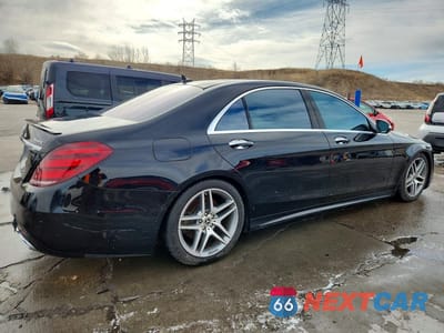 Trzecie zdjęcie samochodu z tyłu: 2019 MERCEDES-BENZ S 450 4MATIC VIN:WDDUG6EB7KA429018 - miniatura