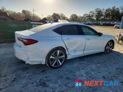 Trzecie zdjęcie samochodu z tyłu: 2021 ACURA TLX ADVANCE VIN:19UUB6F65MA003519 - miniatura
