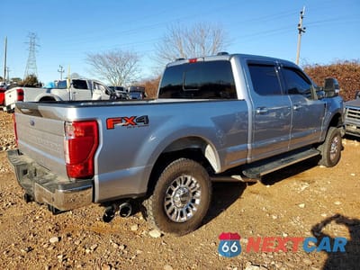 Trzecie zdjęcie samochodu z tyłu: 2022 FORD F250 SUPER DUTY VIN:1FT8W2BT0NEG29806 - miniatura