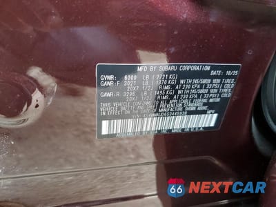 Zdjęcie 12 z 13 samochodu: 2025 SUBARU ASCENT TOURING VIN:4S4WMAUD6S3445938 - miniatura