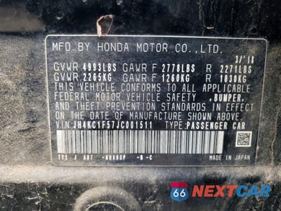 Zdjęcie 12 z 12 samochodu: 2018 ACURA RLX TECH VIN:JH4KC1F57JC001511 - miniatura