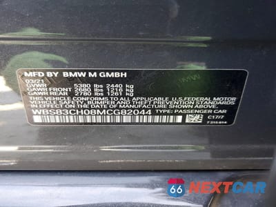 Zdjęcie 12 z 12 samochodu: 2021 BMW M5 VIN:WBS83CH08MCG82044 - miniatura