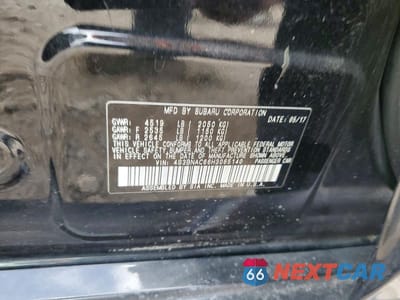 Zdjęcie 12 z 12 samochodu: 2017 SUBARU LEGACY 2.5I PREMIUM VIN:4S3BNAC66H3065140 - miniatura