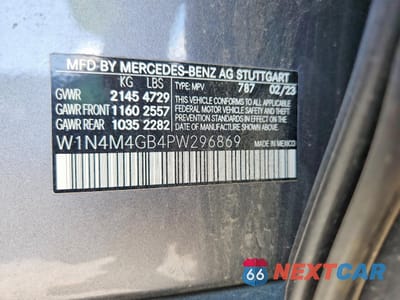 Zdjęcie 14 z 15 samochodu: 2023 MERCEDES-BENZ GLB 250 VIN:W1N4M4GB4PW296869 - miniatura