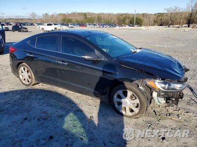 Czwarte zdjęcie samochodu z boku: 2017 HYUNDAI ELANTRA LIMITED VIN:5NPD84LF3HH055204 - miniatura