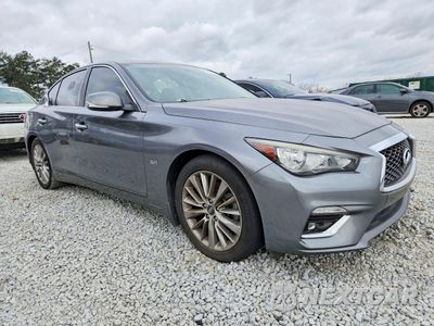 Czwarte zdjęcie samochodu z boku: 2019 INFINITI Q50 3.0T LUXE VIN:JN1EV7APXKM518997 - miniatura