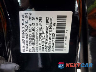Zdjęcie 13 z 13 samochodu: 2015 HONDA CR-V EX VIN:2HKRM4H57FH678002 - miniatura