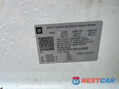 Zdjęcie 10 z 14 samochodu: 2019 CHEVROLET SILVERADO LD C1500 VIN:2GCRCNEC2K1114555 - miniatura