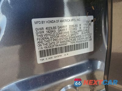 Zdjęcie 12 z 12 samochodu: 2019 ACURA ILX PREMIUM VIN:19UDE2F76KA006547 - miniatura