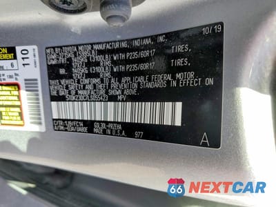 Zdjęcie 14 z 14 samochodu: 2020 TOYOTA SIENNA LE 8-PASSENGER VIN:5TDKZ3DC7LS055423 - miniatura
