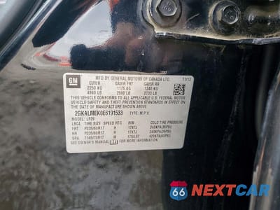 Zdjęcie 13 z 13 samochodu: 2014 GMC TERRAIN SLE VIN:2GKALMEK0E6191533 - miniatura