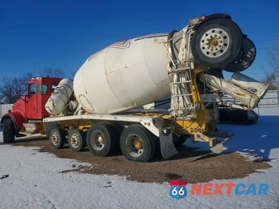 Trzecie zdjęcie samochodu z tyłu: 2007 KENWORTH W900 READY MIX TRUCK VIN:1NKWL00X97J171900 - miniatura