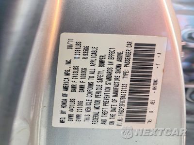Zdjęcie 13 z 13 samochodu: 2011 HONDA ACCORD EXL VIN:1HGCP2F87BA152132 - miniatura