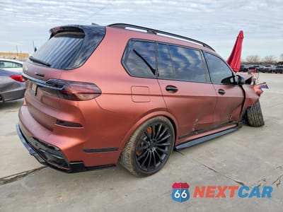 Trzecie zdjęcie samochodu z tyłu: 2020 BMW X7 XDRIVE40I VIN:5UXCW2C0XL0E74708 - miniatura