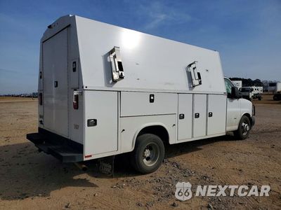 Trzecie zdjęcie samochodu z tyłu: 2019 CHEVROLET EXPRESS UTILITY / SERVICE TRUCK VIN:1GB3GSCG6K1356256 - miniatura