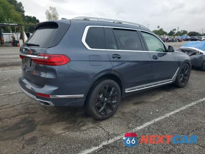 Trzecie zdjęcie samochodu z tyłu: 2019 BMW X7 XDRIVE40I VIN:5UXCW2C53KL083843 - miniatura