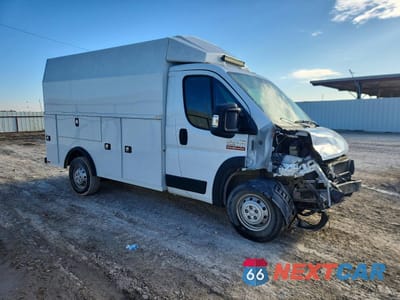 Czwarte zdjęcie samochodu z boku: 2021 RAM PROMASTER 3500 UTILITY / SERVICE TRUCK VIN:3C7WRVKG7ME552182 - miniatura