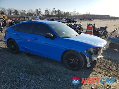 Czwarte zdjęcie samochodu z boku: 2023 HONDA CIVIC SPORT VIN:19XFL2H85PE010225 - miniatura