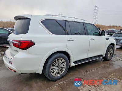 Trzecie zdjęcie samochodu z tyłu: 2018 INFINITI QX80 BASE VIN:JN8AZ2NFXJ9661796 - miniatura