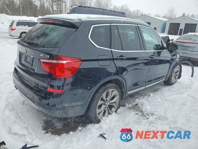 Trzecie zdjęcie samochodu z tyłu: 2016 BMW X3 XDRIVE28I VIN:5UXWX9C59G0D68075 - miniatura