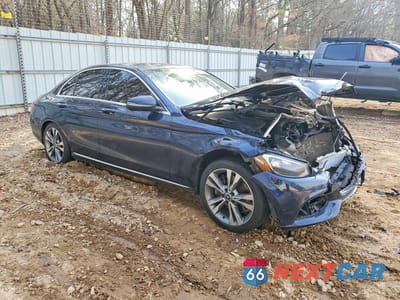 Czwarte zdjęcie samochodu z boku: 2017 MERCEDES-BENZ C 300 4MATIC VIN:55SWF4KB7HU219869 - miniatura