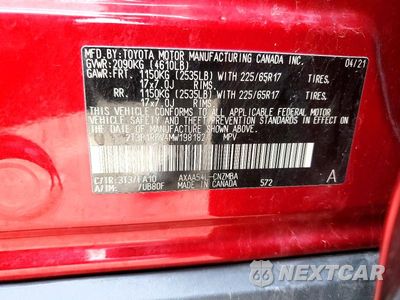 Zdjęcie 12 z 12 samochodu: 2021 TOYOTA RAV4 XLE VIN:2T3P1RFV4MW198182 - miniatura