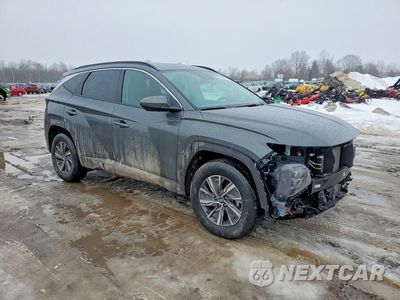 Czwarte zdjęcie samochodu z boku: 2024 HYUNDAI TUCSON BLUE VIN:KM8JBCD1XRU206379 - miniatura