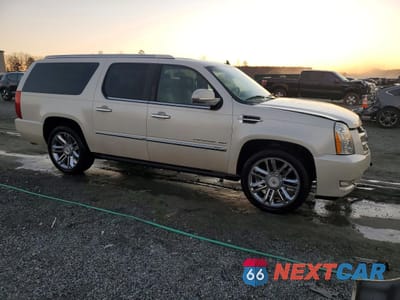 Czwarte zdjęcie samochodu z boku: 2010 CADILLAC ESCALADE ESV PLATINUM VIN:1GYUKKEF4AR195502 - miniatura