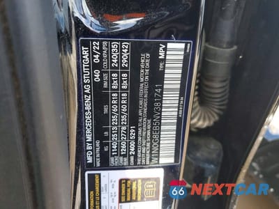 Zdjęcie 13 z 13 samochodu: 2022 MERCEDES-BENZ GLC 300 4MATIC VIN:W1N0G8EB5NV381741 - miniatura