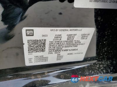 Zdjęcie 12 z 12 samochodu: 2024 GMC SIERRA K3500 AT4 VIN:1GT49VEYXRF123804 - miniatura