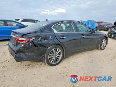 Trzecie zdjęcie samochodu z tyłu: 2018 INFINITY Q50 3.0T LUXE VIN:JN1EV7AR3JM439462 - miniatura