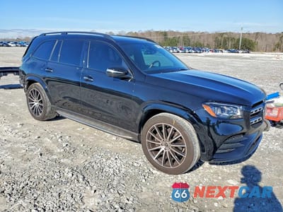 Czwarte zdjęcie samochodu z boku: 2022 MERCEDES-BENZ GLS 450 4MATIC VIN:4JGFF5KE1NA774950 - miniatura