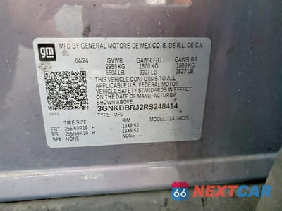 Zdjęcie 12 z 12 samochodu: 2024 CHEVROLET BLAZER 2LT VIN:3GNKDBRJ2RS248414 - miniatura
