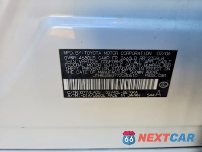 Zdjęcie 12 z 12 samochodu: 2007 LEXUS ES VIN:JTHBJ46G772040610 - miniatura