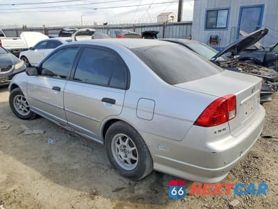 Drugie zdjęcie samochodu z przodu: 2005 HONDA CIVIC GX VIN:1HGEN26535L000054 - miniatura