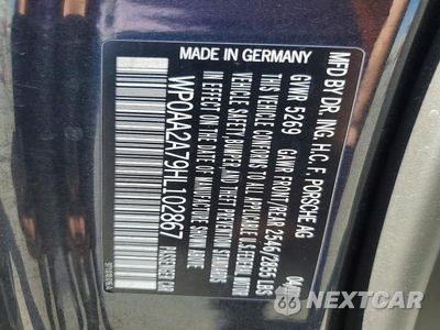 Zdjęcie 25 z 26 samochodu: 2017 PORSCHE PANAMERA VIN:WP0AA2A79HL102867 - miniatura