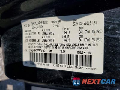 Zdjęcie 12 z 12 samochodu: 2006 DODGE DAKOTA QUAD SLT VIN:1D7HW48N36S524142 - miniatura