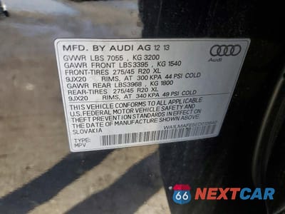 Zdjęcie 13 z 13 samochodu: 2014 AUDI Q7 PREMIUM PLUS VIN:WA1LMAFE5ED013640 - miniatura